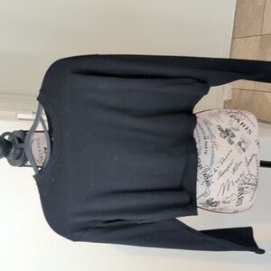 Forever 21 black crop top